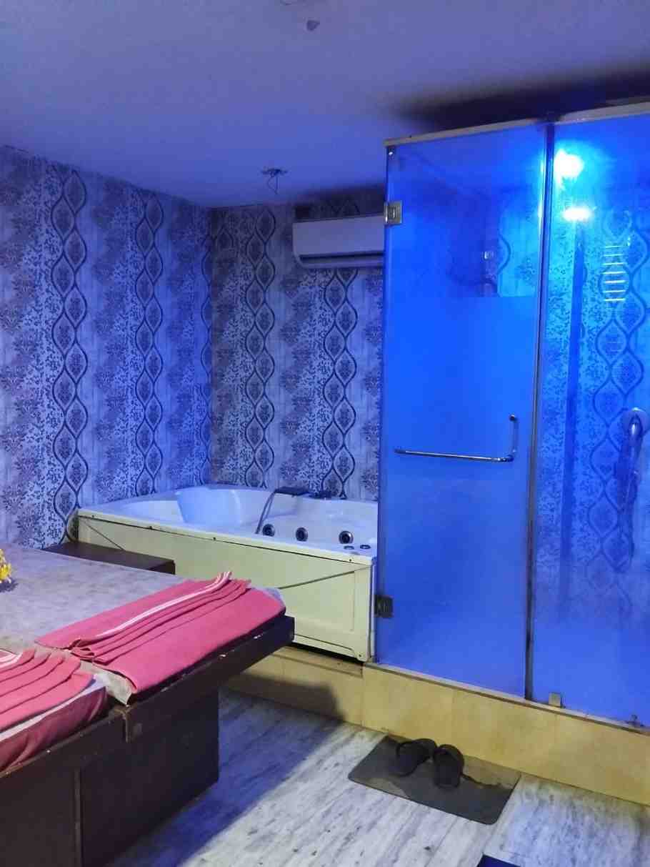 The Osian Luxury bed area