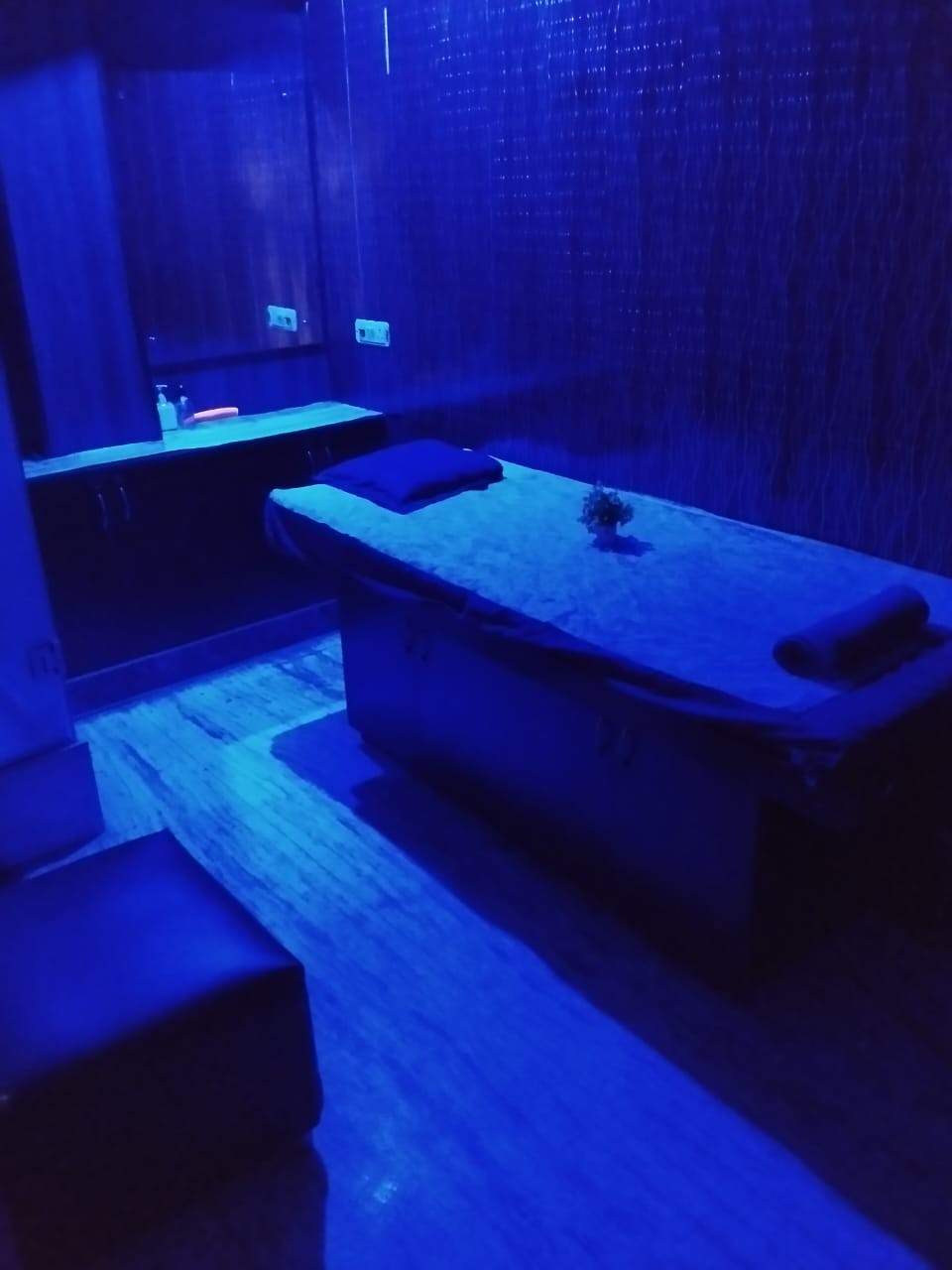 The Osian Luxury bed area