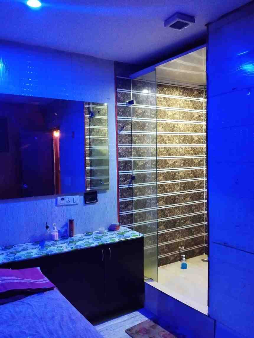 The Osian Luxury bed area
