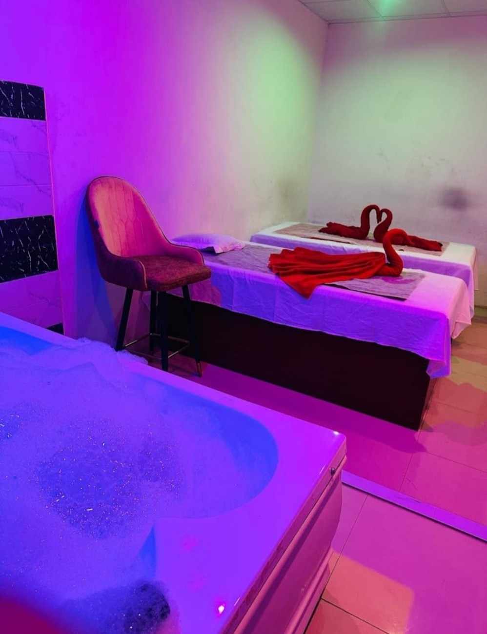 Poornima Thai SPA bed area
