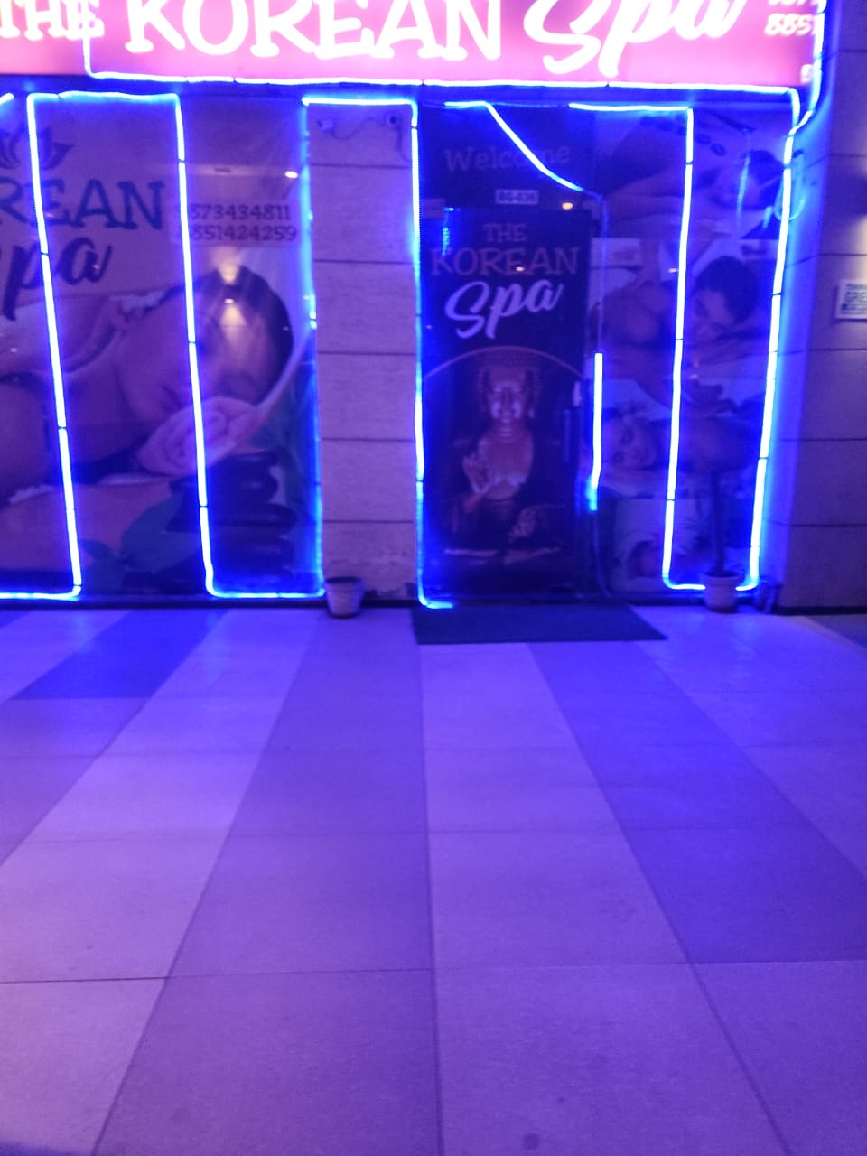 The Korean Spa room area